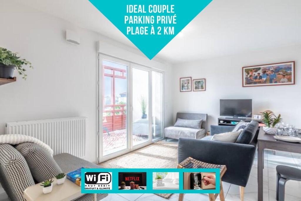 Confort-Appartement Le Maia Anglet Exterior foto